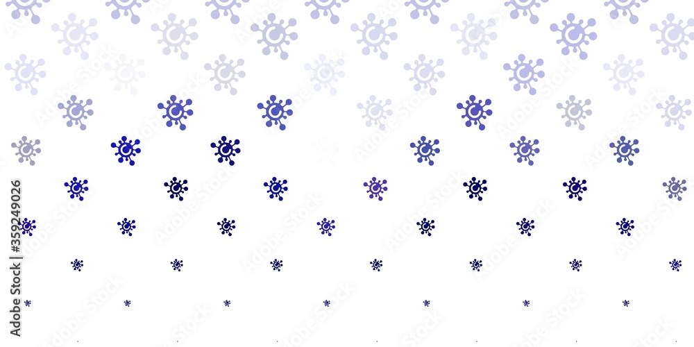 Light Gray vector template with flu signs. Light Gray vector template with flu signs.