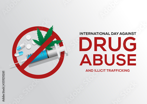 international day against drug abuse and illicit trafficking poster