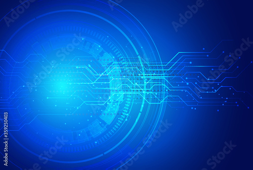 futuristic digital cyber technology concept background