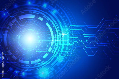 futuristic digital cyber technology concept background