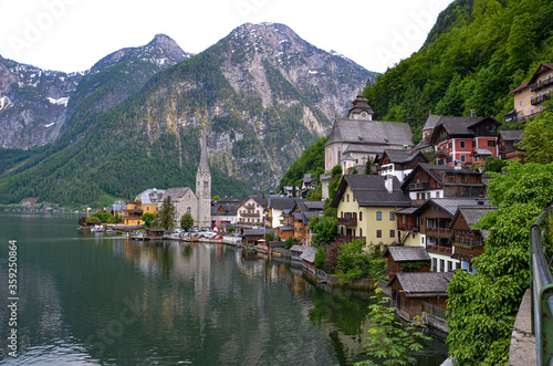 gorgeous hallstatt and its beautiful lake 