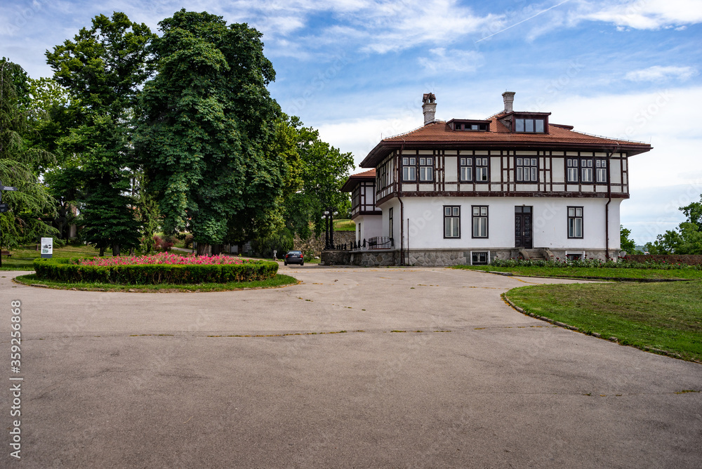 Belgrade, Belgrade, Jun 6, 2020: Cultural Monument Protection Institute Fortress Kalemegdan Park