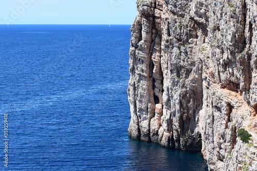 rock in the sea
