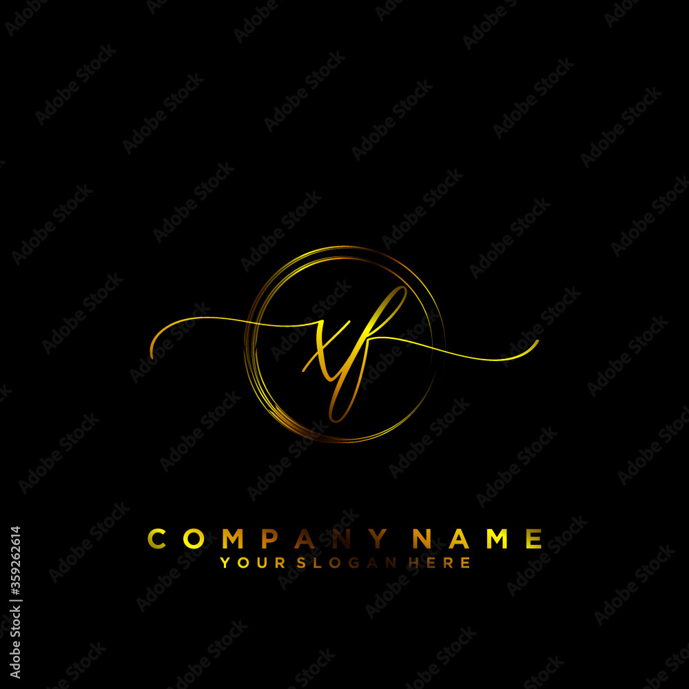 XF Initial handwriting logo vector
XF Initial handwriting logo vector