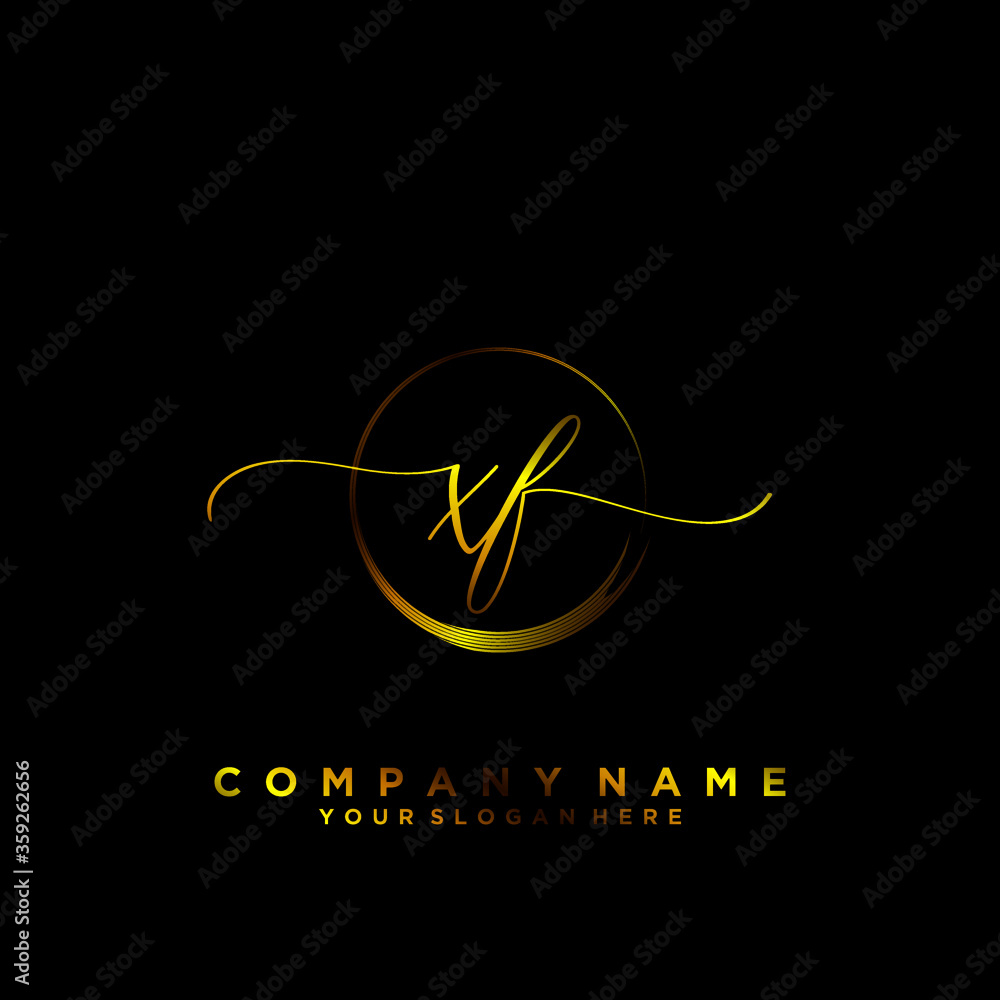 XF Initial handwriting logo vector
XF Initial handwriting logo vector