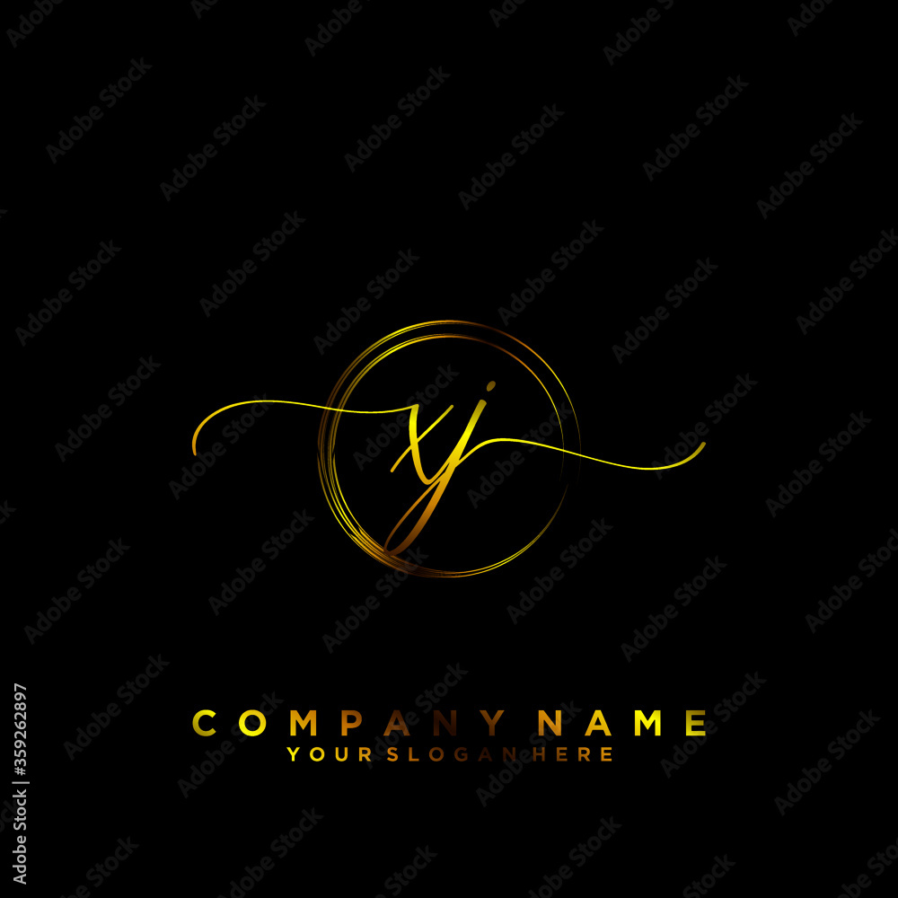 XJ Initial handwriting logo vector
XJ Initial handwriting logo vector