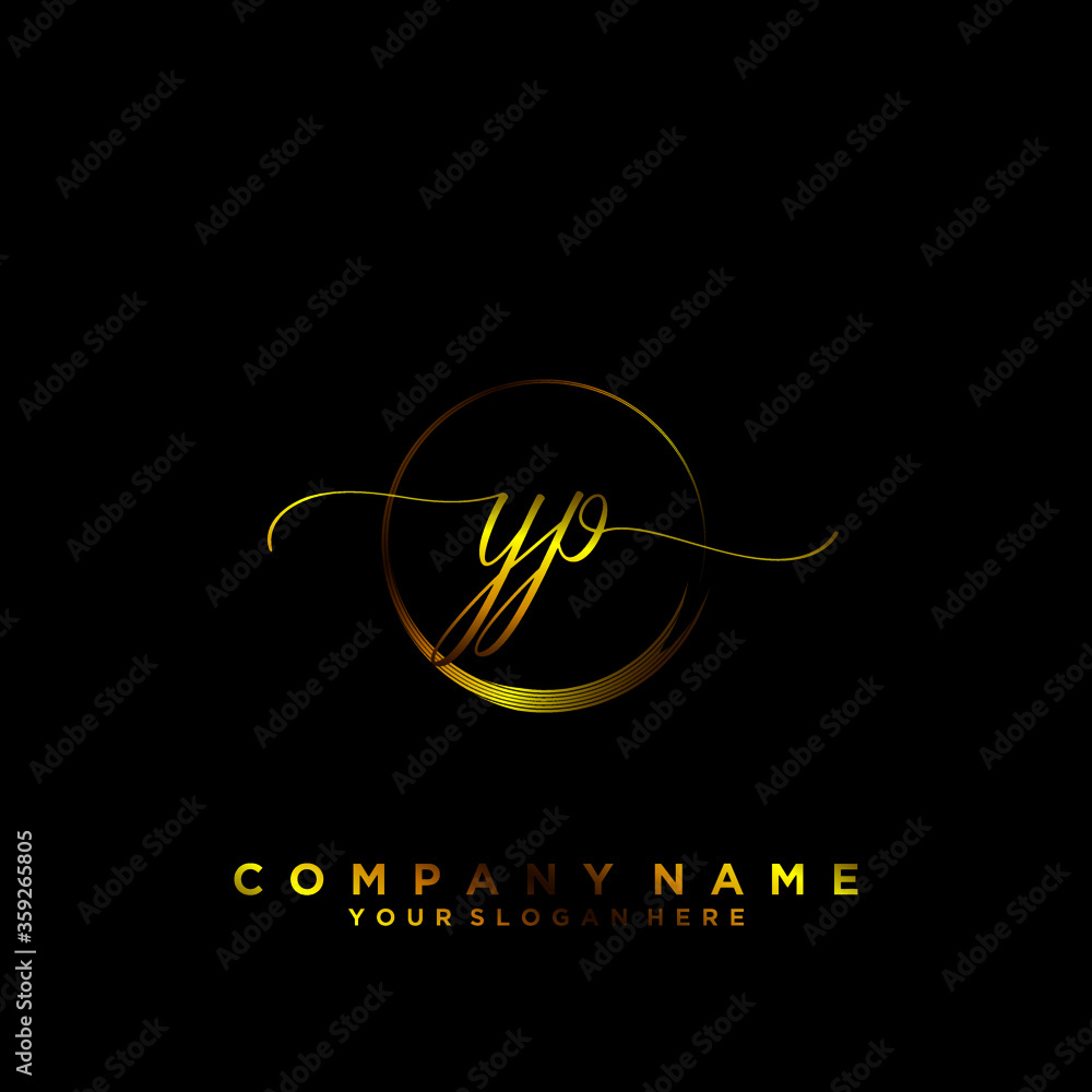 YP Initial handwriting logo vector
YP Initial handwriting logo vector