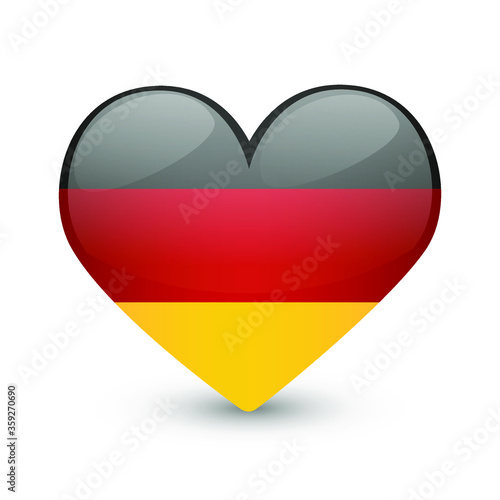 Germany Flag Heart Love Emoji Icon Object Symbol Gradient Vector Art Design Cartoon Isolated Free Download Germany Flag Heart Love Emoji Icon Object Symbol Gradient Vector Art Design Cartoon Isolated - GFXLoad
