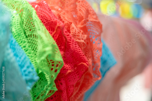 Wallpaper Mural Red, green, pink, blue color of dress in the shop Torontodigital.ca