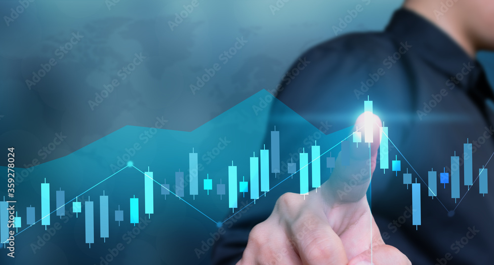 business plan global graph and increase of chart positive way business plan global graph and increase of chart positive way