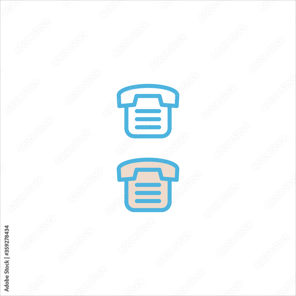 telephone icon flat vector logo design trendy telephone icon flat vector logo design trendy