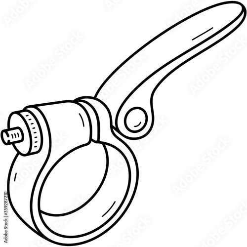 Quick release bicycle clamp