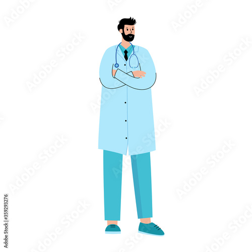 Clinic and doctor concept