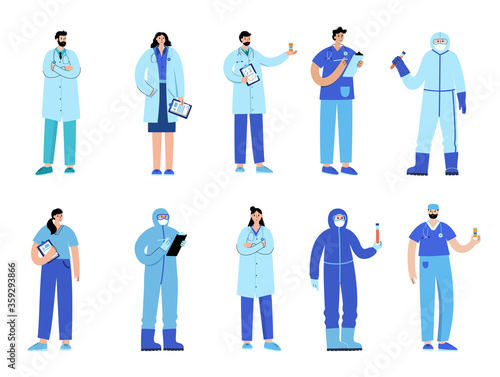 Clinic and doctor concept