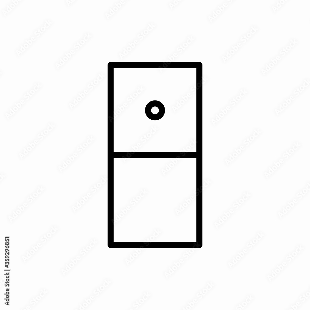 Outline domino icon.Domino vector illustration. Symbol for web and mobile Outline domino icon.Domino vector illustration. Symbol for web and mobile
