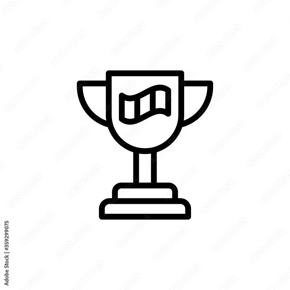 Medal, cup, trophy concept line icon. Simple element illustration. Medal, cup, trophy concept outline symbol design from Italy set. Can be used for web and mobile Medal, cup, trophy concept line icon. Simple element illustration. Medal, cup, trophy concept outline symbol design from Italy set. Can be used for web and mobile