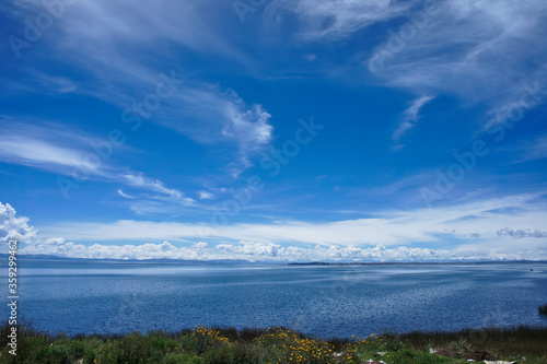 Titicaca Lake view, Bolivia, South America