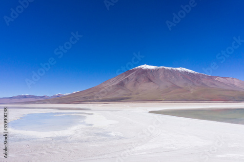 Green lake. Altiplano Lakes, Bolivia, South America © Andreas