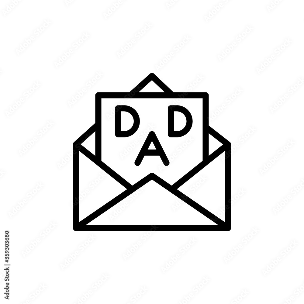 Message icon. Simple line, outline vector elements of cultural activities icons for ui and ux, website or mobile application Message icon. Simple line, outline vector elements of cultural activities icons for ui and ux, website or mobile application