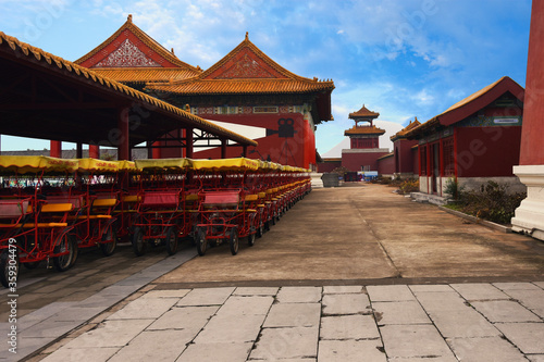 Hengdian City of Film and Television, Panorama of Beijing Forbidden City in Zhejiang Province, China