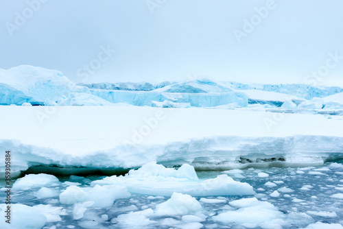 Beautiful view of the ice of Antarctica © Anton Ivanov Photo