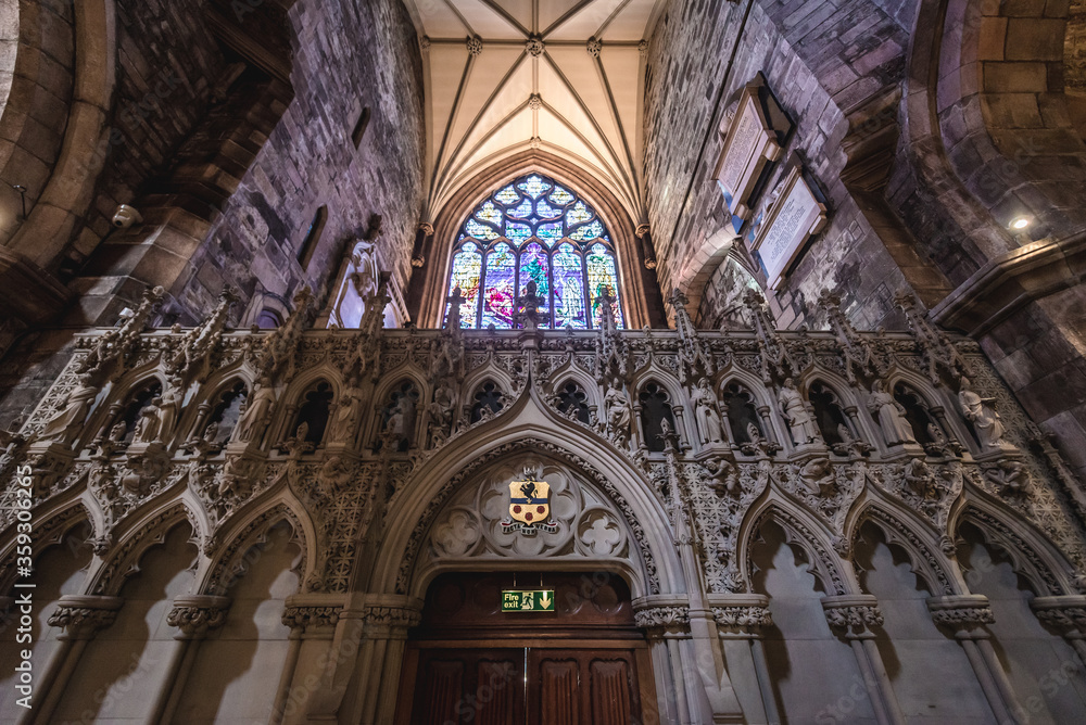 Cathedral of Saint Giles in Edinburgh city, UK