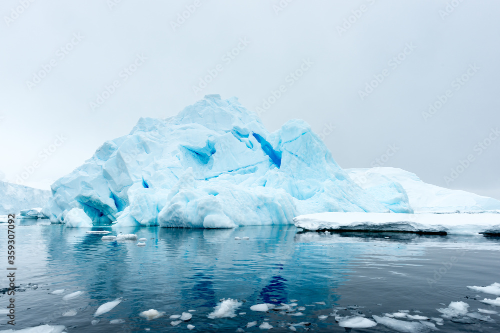 Beautiful view of the ice of Antarctica Beautiful view of the ice of Antarctica