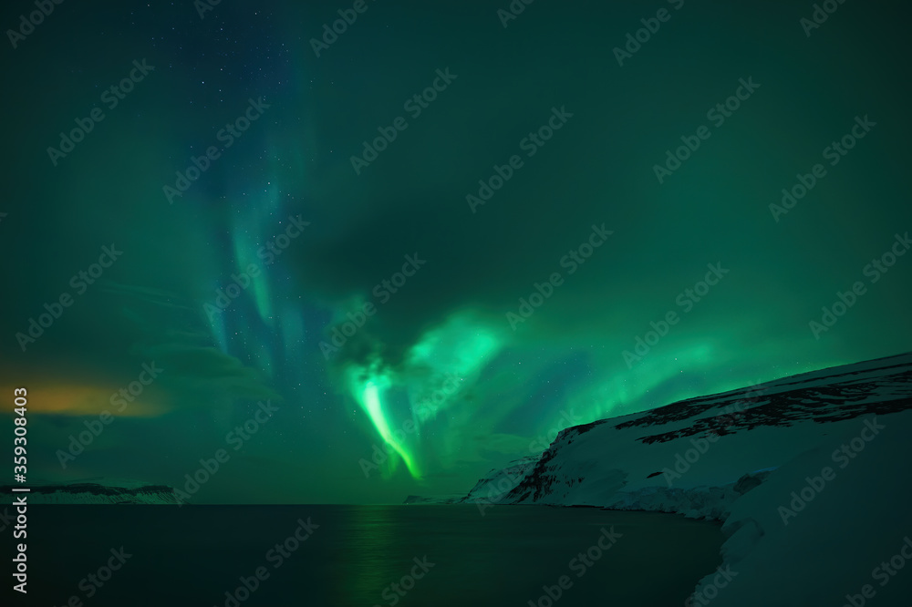 Northern lights in Island