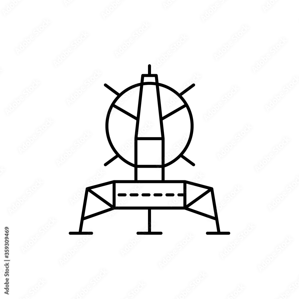 satellite, technology concept line icon. Simple element illustration. satellite, technology concept outline symbol design from space set. Can be used for web and mobile satellite, technology concept line icon. Simple element illustration. satellite, technology concept outline symbol design from space set. Can be used for web and mobile