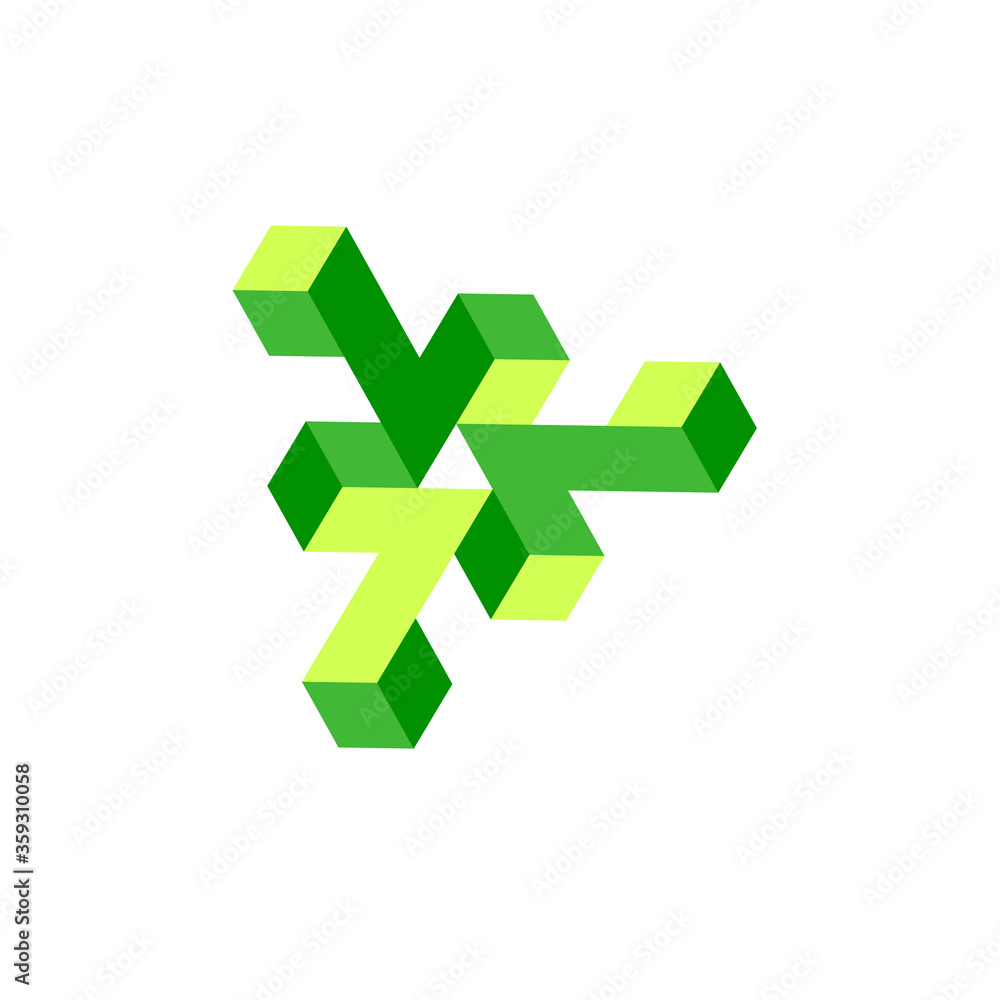 abstract geometric logo on a white background abstract geometric logo on a white background
