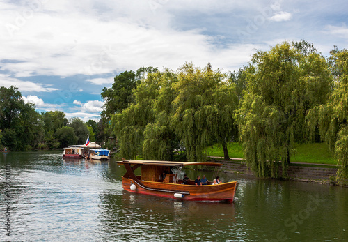 boat on the river