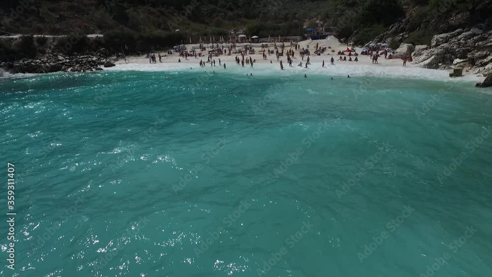 Aerial view with beautiful scenery on the island of Thasos, Greece. Aerial view with beautiful scenery on the island of Thasos, Greece.