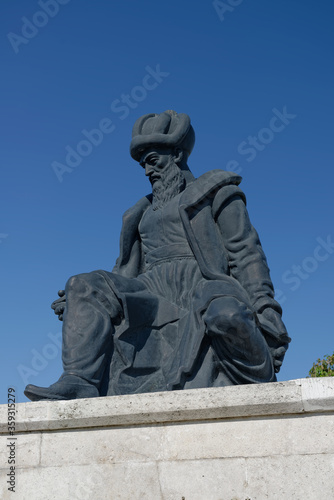 Statue of architect Mimar Sinan in Turkey.