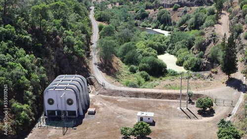 Vista da Barragem do Pego do Altar Portugal

