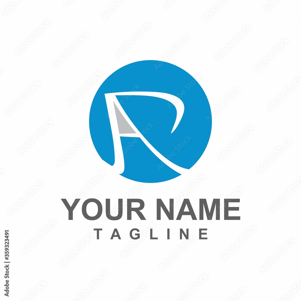 AR, A, R, AP, AIP, AIR initilas geometric logo and vector icon AR, A, R, AP, AIP, AIR initilas geometric logo and vector icon
