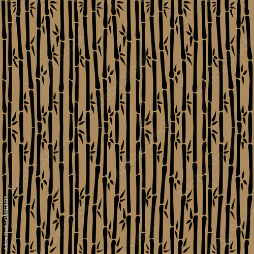 Bamboo seamless repeat pattern background