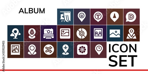 album icon set