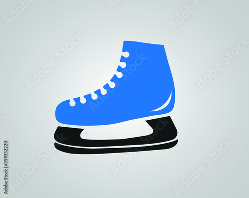 Skates icon. Skates symbol. Flat design. Stock - Vector illustration