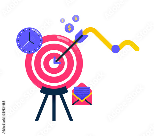 Logos for achieve goals; business targets; arrows and darts; business motivation. Logos can also be used for business; icon design; and graphic elements