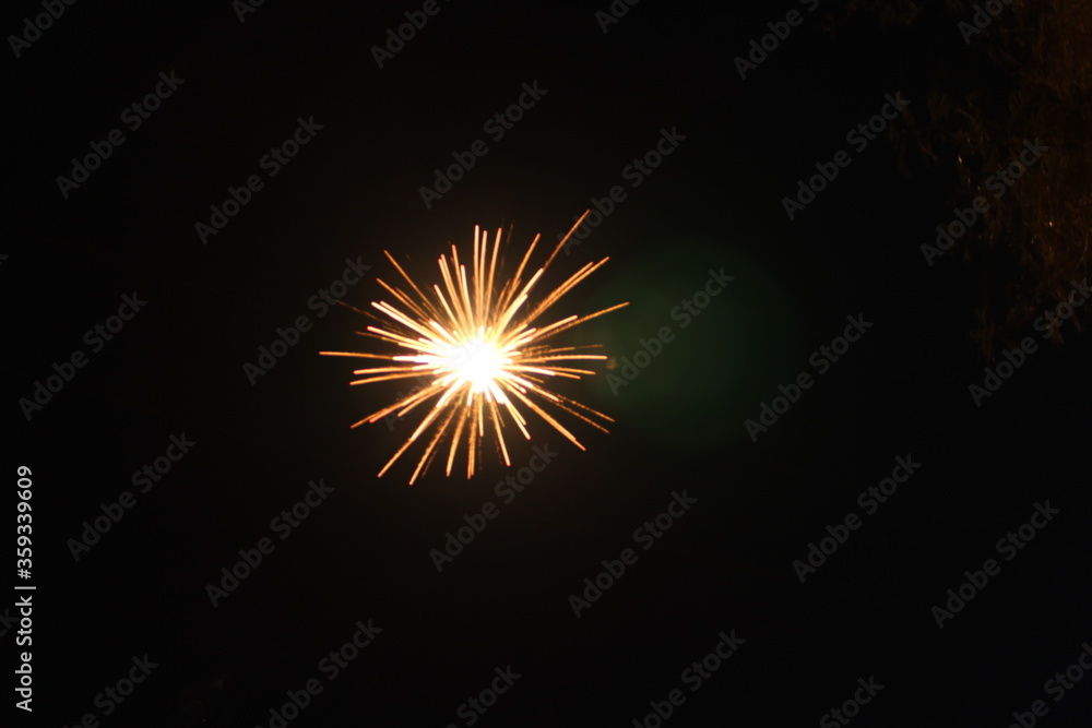Fototapeta premium fireworks in the night sky
