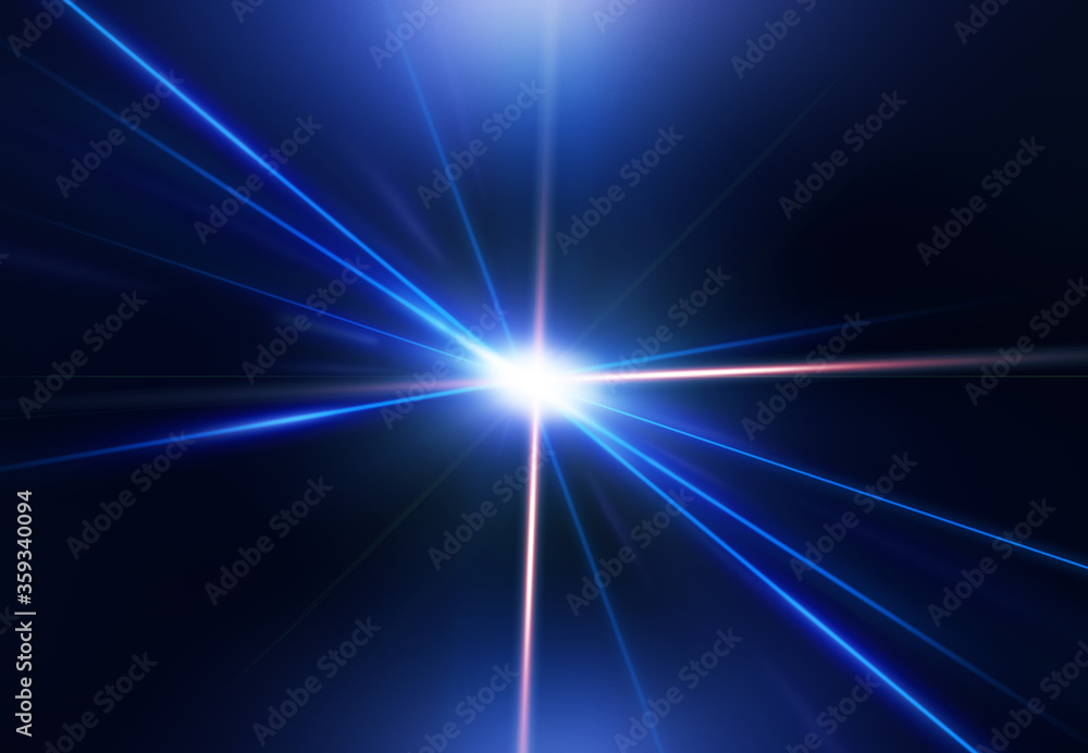 輝く放射光と放射線のアブストラクトのグラフィックス StockIllustration Adobe Stock