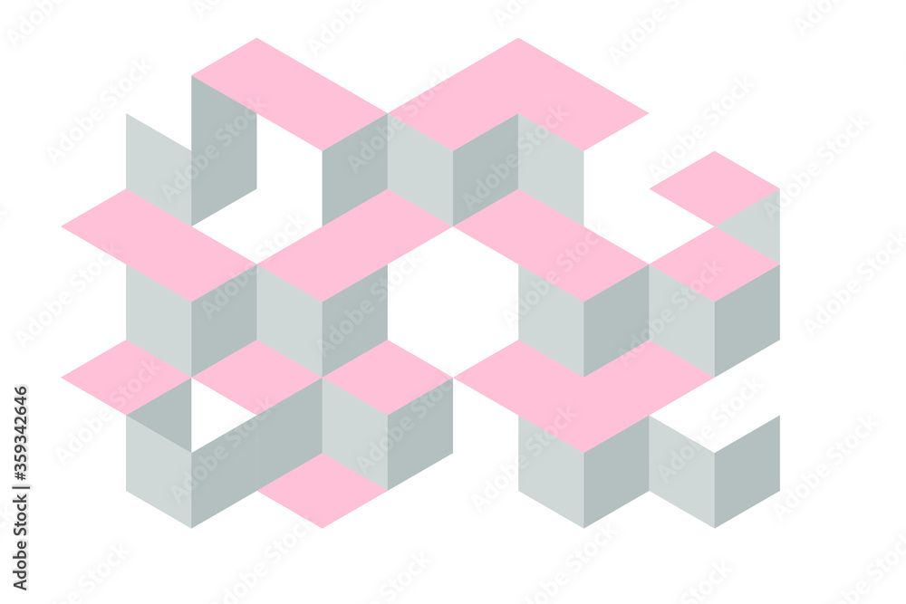 Obraz premium Color geometric design, vector background.