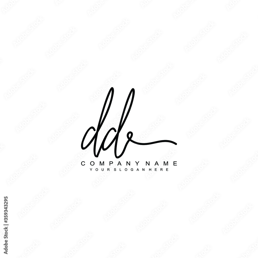 DD initials signature logo. Handwriting logo vector templates. Hand drawn Calligraphy lettering Vector illustration. DD initials signature logo. Handwriting logo vector templates. Hand drawn Calligraphy lettering Vector illustration.
