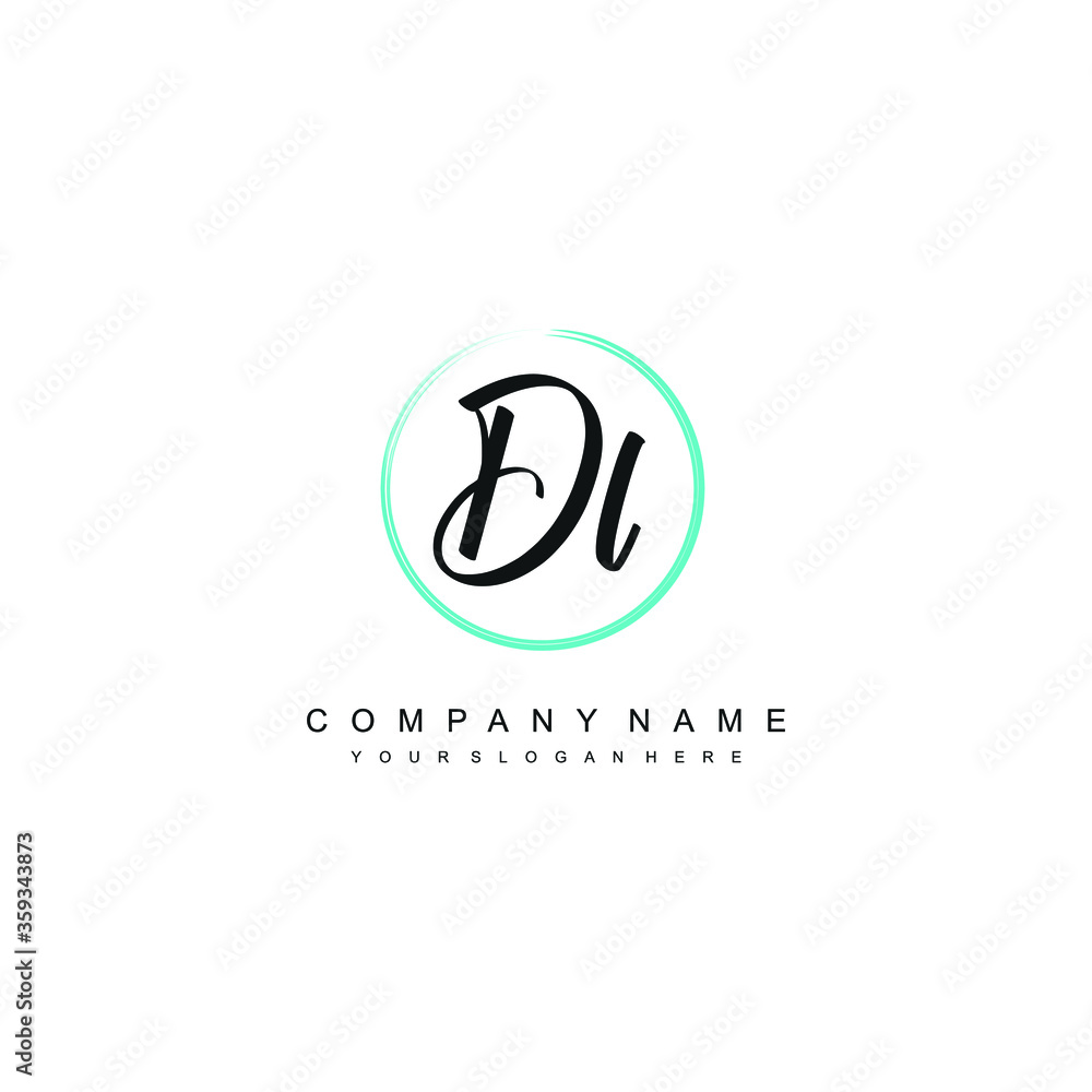 DL initials signature logo. Handwriting logo vector templates. Hand drawn Calligraphy lettering Vector illustration. DL initials signature logo. Handwriting logo vector templates. Hand drawn Calligraphy lettering Vector illustration.
