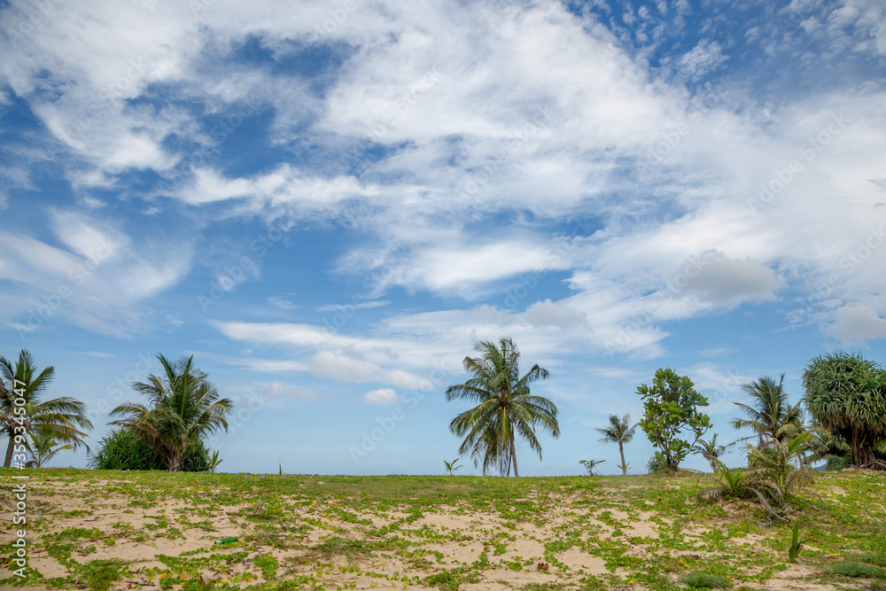 Karon Beach under cloudy sky