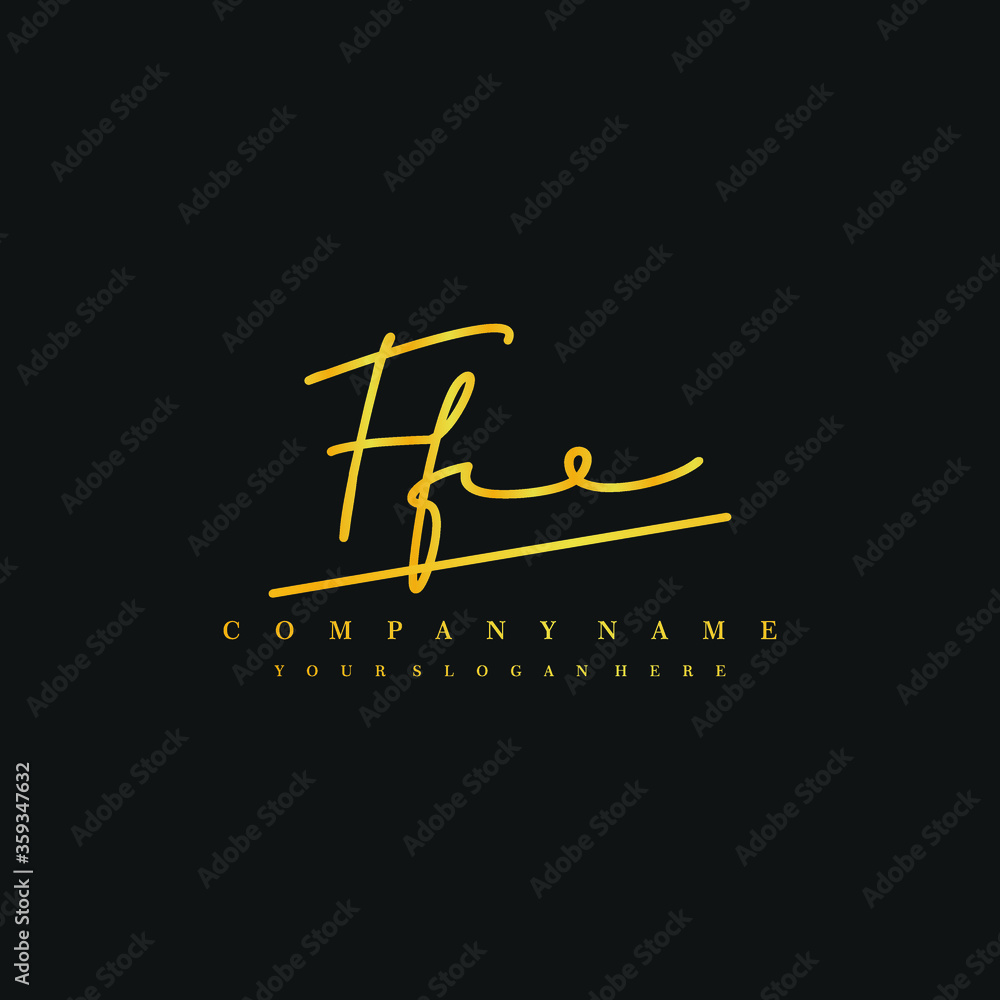 FF initials signature logo. Handwriting logo vector templates. Hand drawn Calligraphy lettering Vector illustration. FF initials signature logo. Handwriting logo vector templates. Hand drawn Calligraphy lettering Vector illustration.