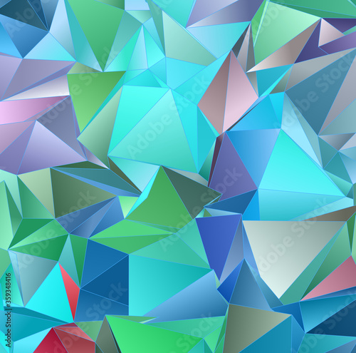 Abstract Low-Poly background. triangulated texture. Design 3d. Polygonal geometrical pattern. Triangular modern style