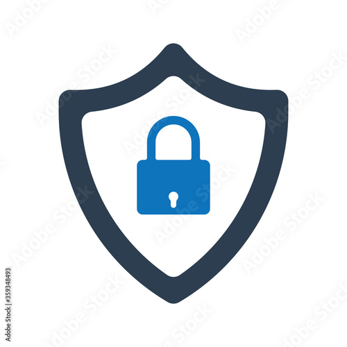 Protection, Shield icon. Shield With Lock Icon