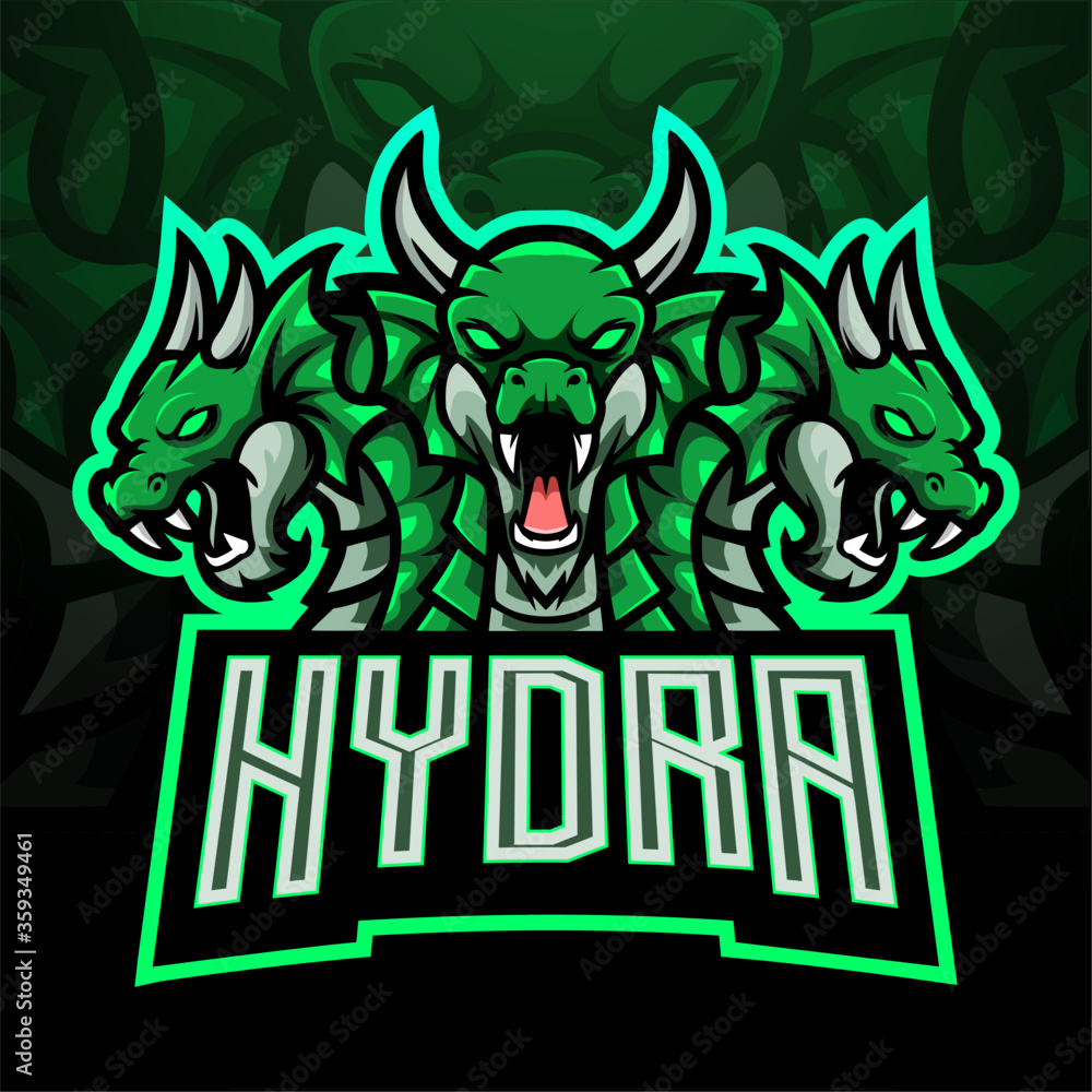 Fototapeta premium Hydra esport logo mascot design