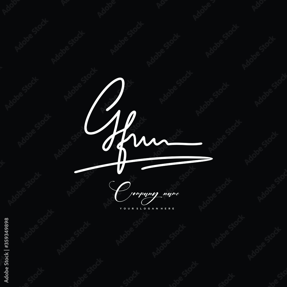 GF initials signature logo. Handwriting logo vector templates. Hand drawn Calligraphy lettering Vector illustration.
GF initials signature logo. Handwriting logo vector templates. Hand drawn Calligraphy lettering Vector illustration.